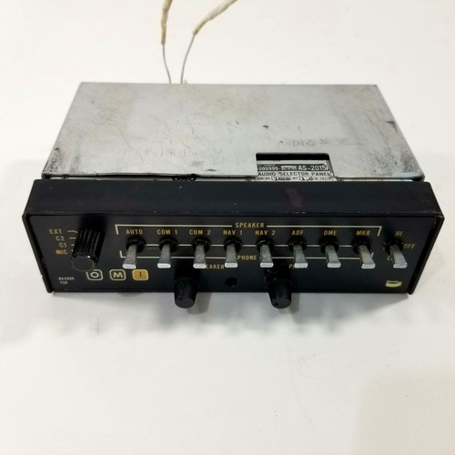 Bendix BX 2000 Audio Panel AS-2015A P/N 4000995-3002 - Foto 2 di 5