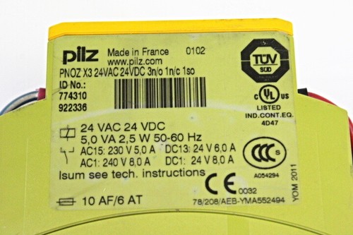 PILZ PNOZ X3 774310 Sicherheits-Relais 922336 -used- - Bild 2 von 6