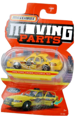 Matchbox - 2021 Moving Parts 3/20 2006 Ford Crown Victoria Taxi (BBGWB46) 1:64
