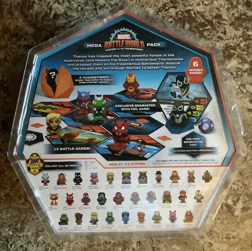 MARVEL Funko BATTLE WORLD Juego THANOS Exclusivo Spiderman MEGA Pack Serie 1 - Imagen 2 de 4