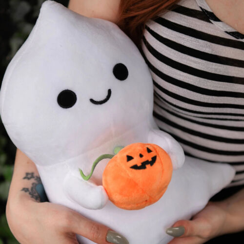 Ghost Plush Halloween White Ghost Plushie Halloween Pumpkin White Ghost enhanced