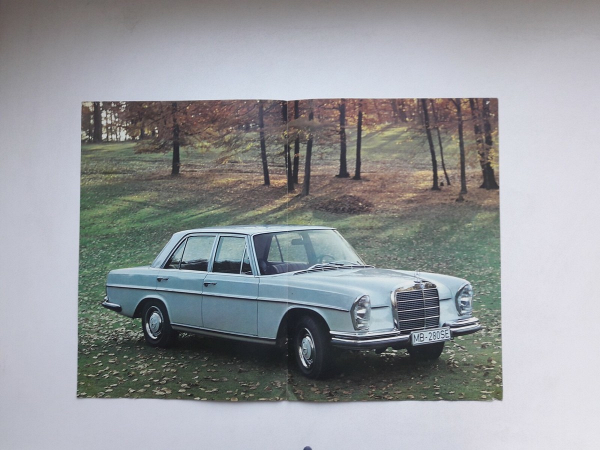 Mercedes Benz 280 S / 280 SE Advertising booklet 1968 | eBay