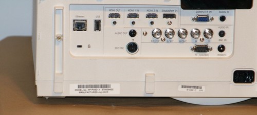 NEC NP-PA621X Large Venue XGA Projector 6200 Lumens.3207 Hours Left on the Lamps - Picture 7 of 10