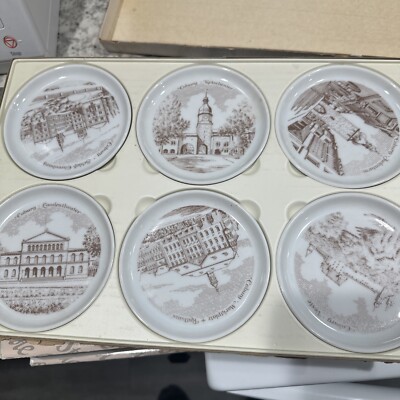 Furstenberg Porzellen  Seit 1747  -  COASTERS  -  Made in Germany  -  In Box
