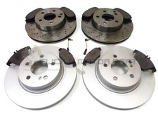 MERCEDES C250 COUPE C204 AMG SPORT FRONT AND REAR BRAKE DISCS PADS + 2 SENSORS