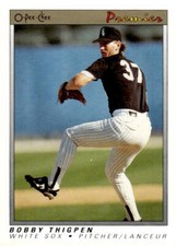 1991 O-Pee-Chee Premier #120 Bobby Thigpen Chicago White Sox