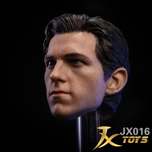 JXtoys 1/6 Escultura de Cabeza de PVC Spider-Man Tom Holland Modelo Tallada Regalo F PH JX016 - Imagen 4 de 6