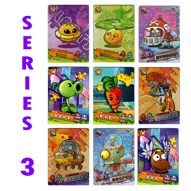 Plants vs Zombies Trading CardsSeries 3Complete Your