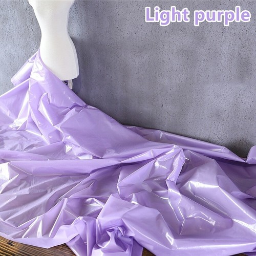 Tela de cuero sintético PU delgada impermeable brillante para abrigo acolchado chaqueta costura artesanal - Imagen 12 de 30