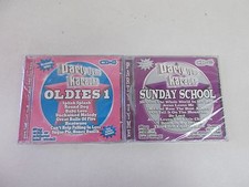  2 Party Tyme Karaoke cd's - Sunday School and Oldies 1 NEW in factory wrap