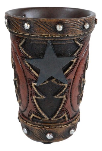Western Star Cowboy Country Bootcut Cup Soap Dish And Toothbrush Holder Set - 第 4/7 張圖片