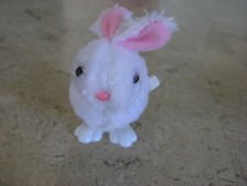 NWOT Wind-Up Jumping Bunny 3" Hopping Soft Plush Animal Toy