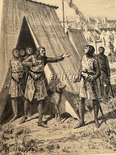 19TH c BOOK WITH STUNNING ENGRAVINGS ABOUT SAINT LOUIS " LE SECRET DE S. LOUIS" - Picture 6 of 11