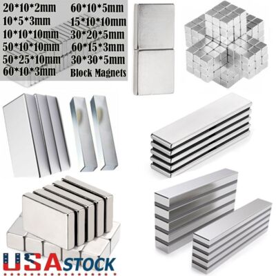 5-50Pcs Super Strong Block Neodymium Magnets Rare Earth N52 Magnet mini Large