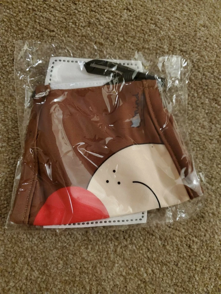 Rudolph Christmas face mask!  Smiley Red nosed Reindeer with filter. £10 for 2 - Image 4 of 4