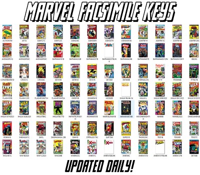 ALL TB MARVEL FACSIMILE KEY ISSUE artist TB Variants choose  list revised DAILY