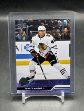 2023-24 Upper Deck Wyatt Kaiser Young Guns Rookie Card  Blackhawks
