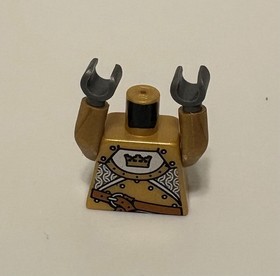 LEGO®  Gold Knight (2009) Minifigure Fantasy Era Golden From Set 7079 cas415 