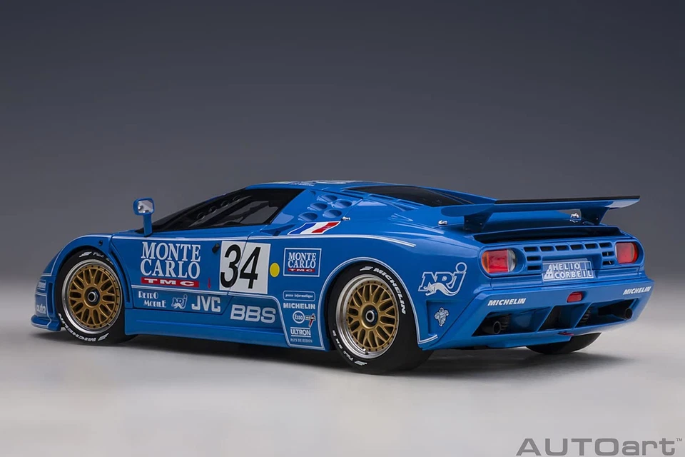 AUTOart 1/18 Bugatti EB110 SS 1994 34 Le Mans 24 Hours Race 89417 one size - Image 2 of 4