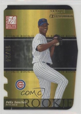 2003 Donruss Elite Extra Edition 18/24 Felix Sanchez #20 Rookie RC 0j4n