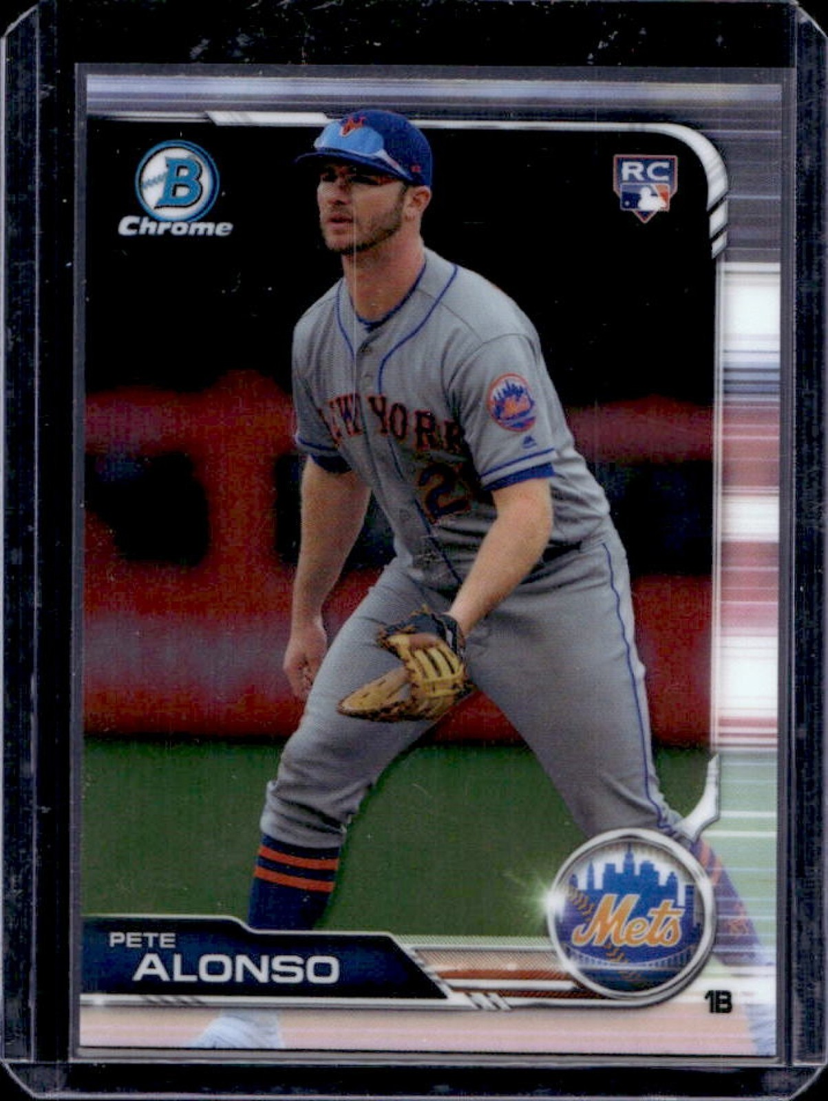 2019 Bowman Chrome Pete Alonso RC Rookie #48 Mets