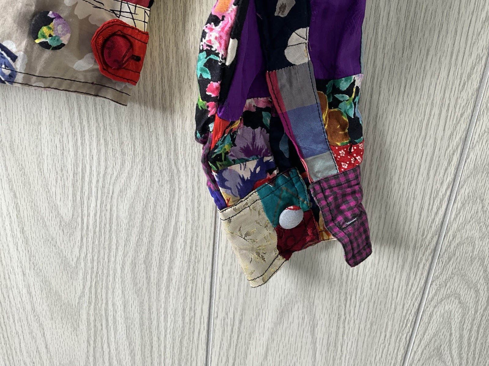 CANDIES Maximalism Boho Patchwork Cropped Jacket … - image 9