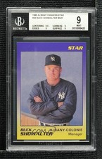 1989 Star Albany Colonie Yankees Buck Showalter #22 BGS 9 MINT 0q3