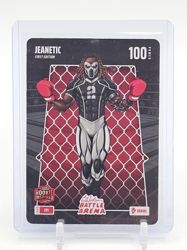 JEANETIC 2026 ASHTON JEANTY BATTLE ARENA ROOKIE BRAWL FIRST EDITION #205 Q7023