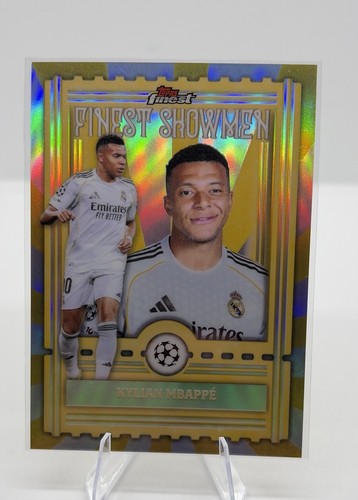 2025-26 Topps Finest Uefa Club Competitions - Finest Showmen Kylian Mbappe...