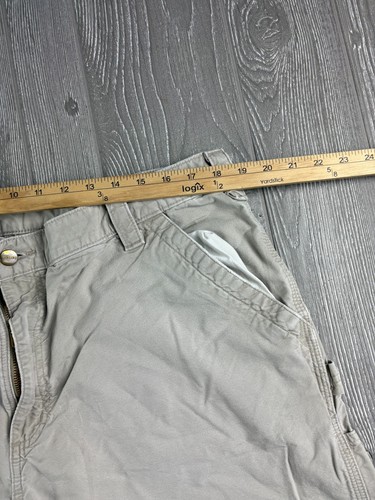 Pantaloni Carhartt B151 TAN taglia cucitura interna 28 etichetta 42x30 pantaloni abbronzati - Foto 9 di 14