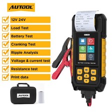 Car Battery Tester Load Charging Cranking Analyzer Voltage Resistance Test 8-30V