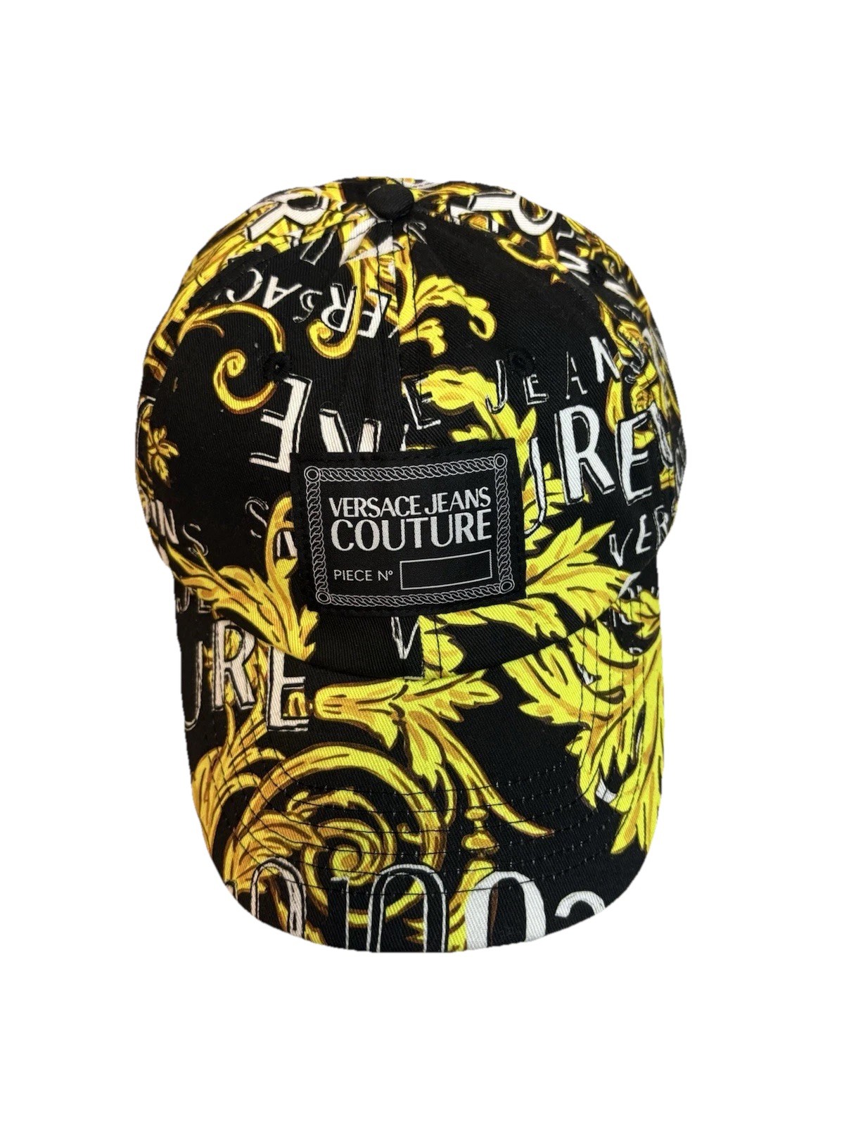Versace Jeans Couture Cotton Barocco Print Baseball Cap/Hat   EUC