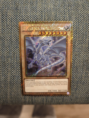 Yugioh Blue Eyes White Dragon MVP1-DEGV4 Limited Edition Gold Secret Rare MINT