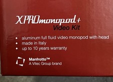 Manfrotto XPRO 4-Section Fluid Video Monopod with Fluid Head MVMXPRO500