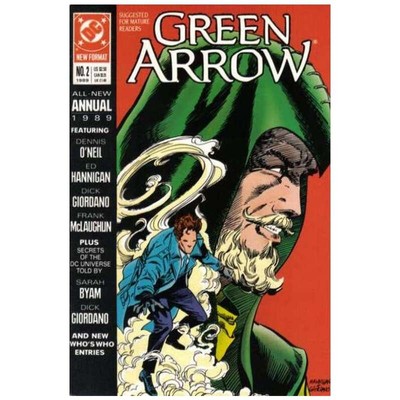 Green Arrow Annual #2 - 1988 series DC comics NM Full description below [s{