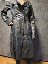 Rundholz Black Label Mantel aus Leder Gr. S schwarz