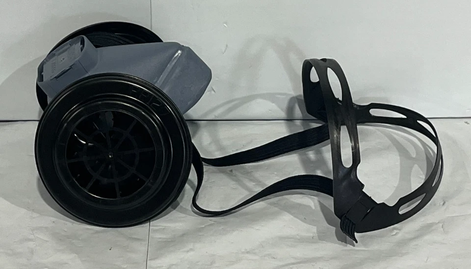 Máscara de solda descartável N95 respirador de meia face pintura spray a gás - Imagem 2 de 3