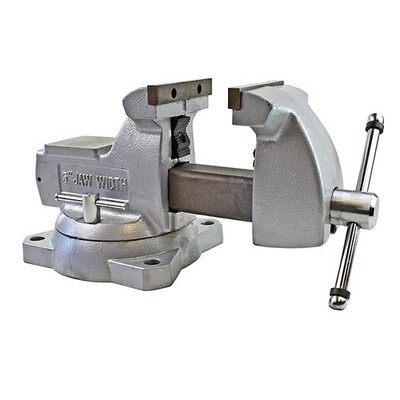 Yost Vises 650-C Mechanics Vise | 5 Inch Jaw Width 5 inches, Silver 