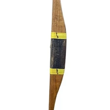 Vtg 54" Long Hickory Bow Rollin Wilson Memphis Tennessee Archery Hunting Target
