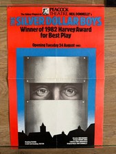 1982 'Silver Dollar Boys' by Neil Donnelly poster - Peacock Theatre, Dublin