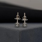 4TCW Pear Lab Grown Diamond Stud Earrings For Cyber Monday Sale ! 14k Gold #289 — photo 10