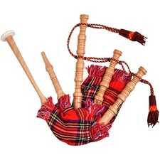 Mini Miniature Rosewood Bagpipe for Beginners Playable Gift set RoyalStewart 