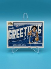 NBA Hoops #9 JARED MCCAIN ROOKIE Postcard Rookie Greetings Rookie Card 76ers