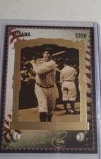 1994 Guyana Babe Ruth Sultan of Swat Stamp Cards - Babe Ruth #12 $350