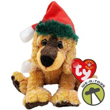 Ty Beanie Babies Jinglepup the Dog Christmas Plush USA Version