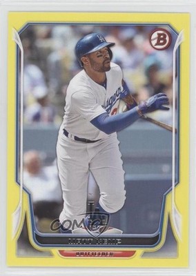 2014 Bowman Yellow 25/99 Matt Kemp #201 0a1
