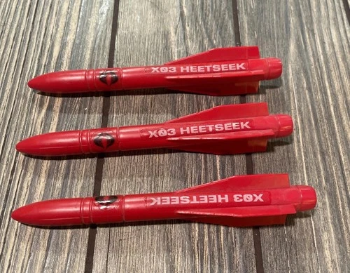 Set of 3 1985 Sears SMS red missiles Vintage GI Joe