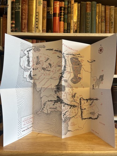 JRR Tolkien Lord of the Rings Deluxe HC Illust. Red Slipcase Boxed Ed Gorgeous! - Picture 14 of 15
