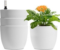 SelbstbewäSsernd Blumentopf 15Cm 4Er Set Mit Wasserstandsanze