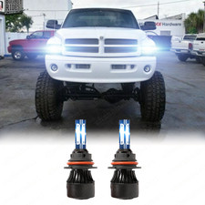 9004 3-sides Led Headlight For Dodge Ram 1500 2500 3500 1994-2001 High Low Beam